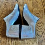 Maison Martin Margiela Silver Mules Metallic Silver Size 7.5 Photo 5