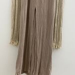 H&M Ribbed Beige Maxi Dress Photo 4