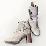 Kate Spade  NEW YORK Women's Lexy Booties Tan Suede Double Buckle Heel Shoes 8 Photo 1