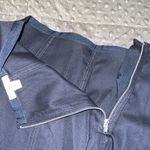 Gap  size 12 womens blue pencil skirt zip close back not lined no pockets Photo 7