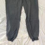 INC Early 2000's Soft Grunge Dark Gray Black Cinched Casual Jogger Pants 12 / L Photo 2