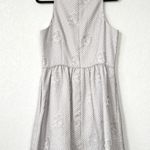 Cynthia Steffe New Feather Gray Roses Floral Dress Size 10 Photo 6