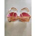 Victoria's Secret  PINK Strapless Bra Size 34B Zebra Leopard Print Photo 1