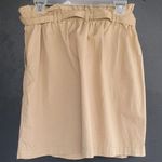 BP . Nordstrom Tan Paper Bag Waist Skirt M Photo 6