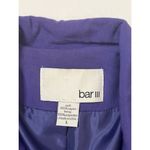 Bar III Bar lll Purple 3/4 Sleeves Open Front By Blazer Jacket Sz L Women Photo 6