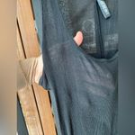 SKIMS  ribbed midi maxi dress scoop neck cotton sleeveless tank soot Photo 5