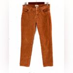 New York & Company 6 Corduroy Straight Leg Pants in Pumpkin Brown Photo 7