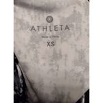 Athleta  Size XS Black Gray White Printed Swim Dress Photo 2