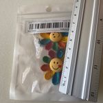 Rainbow Color Sunflower‎ Smiling Face Design Dangle Earrings Cute Knit St… Yellow Photo 5