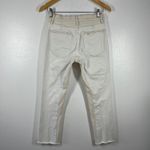 frame denim FRAME Le High Straight Crop Jeans‎ Blanc Multi Colorblock Denim Womens 27 Casual Photo 3