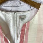 Daniel Cremieux Cremieux Stripe Pale Red Pink Yellow Vertical Stripe Shift Dress Photo 2