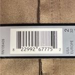 Tahari ASL faux leather blazer draped shawl jacket size‎ 2 Brown Photo 8