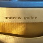 Andrew Geller Vintage  Blue Metallic satchel clutch with gold clasp EUC 70’s Photo 5