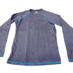 J.Crew Women's Sun Shirt Long Sleeve Rash guard Swimsuit Navy Sz SMALL 38755 Photo 1