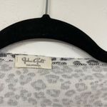 Brandy Melville John Galt Black & White Animal Print Cardigan Sweater Womens Small Y2k Girly Photo 2