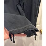 Fresh Produce  Black Capri Pants White Stitching Drawstring Ankle Women's XL USA Photo 5