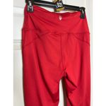 Free People Free‎ People Movement Practice Makes Perfect Red High Rise Yoga Leggings Medium Photo 5