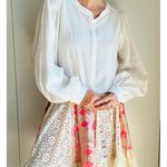 A New Day Pheasant Style Pirate blouse Size Large Cream Fall fashion Photo 6