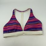 Athleta  Pink and Purple Stripe Bikini Top XS Photo 1