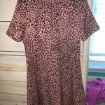 Vestique Blush Cheetah Print Dress Photo 0