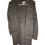 William Rast  Women's Gray Chunky Knit Cardigan Sweater Size M Photo 0
