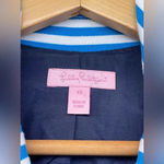 Lilly Pulitzer Malibu Flutter Blue Striped Blazer XS Photo 6