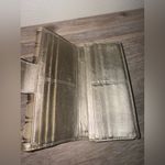 Coach Vintage Turnlock Signature Slim Envelope Flap Signature C Jacquard Wallet Photo 12