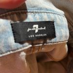 7 For All Mankind  blue denim shorts Photo 5