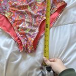 Jessica Simpson  Womens Size XL Paisley Pink One Piece Swimsuit Summer Beach Photo 2