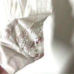 Anthropologie  Holding Horses White Lace Button Front Shirt Size XS Photo 6