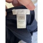 J. Jill Size Small Side Ribbed Tunic Sweater Navy Scoop Neck Blue Photo 4