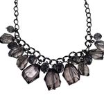 Paparazzi Chunky Dark Bead Necklace Statement Piece Costume Jewelry u Photo 2