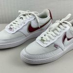 Nike Court Vision Low Premium Valentine’s White & Red Sneakers Women’s 10 EUR 42 Photo 2