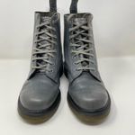 Dr. Martens  Pascal Croc Gray Leather UK 7 Combat Boots US 8 Men 9 Women Photo 1