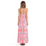 MINKPINK NEW Eastern Aztec Maxi Halter Cut-Outs Cutouts Strappy Long Sundress XS Photo 2