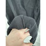 Apt. 9  Waterfall Drape Trench Coat Women Medium Black Flaw NEW Lightweight Photo 13