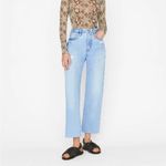 frame denim FRAME LE JANE CROP ROSSUM RIPS JEAN 25 Photo 4