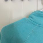 EUC Blue women’s‎ turquoise Delaware beach fleece lined quarter zip jacket large Photo 7