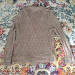 Loft Ann Taylor  Knitted Lace Design Cardigan Photo 3
