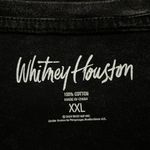 Whitney Houston Black Mineral Wash Short Sleeves Band Tee, Size XXL Photo 8