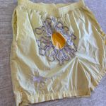 Nike Sportswear Project Uphoria Yellow Daisy Women's Nylon Woven Shorts Large Photo 2