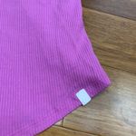 Fabletics  High Neck Ribbed Tank Top Sleeveless Electric Orchid Purple Size‎ 2X Photo 1