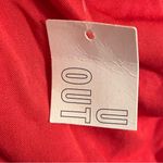 Urban Outfitters NWT Red Faux Wrap Puff Sleeve V-Neck Crop Top Size Small Photo 3