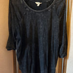 Terra & Sky  Charcoal acid wash Top 1X Photo 0