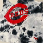 Victoria's Secret  PINK MLB Cincinnati Reds Tie-Dye Crop TankTop Women’s XS Gray Photo 2