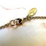 Ann Taylor gold tone black beaded long necklace Photo 6