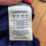 Lands' End  Bikini Swimsuit Blue‎ Red Ruffle size Small Photo 6