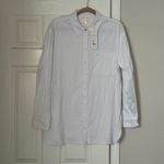 Lilly Pulitzer Brand New  The Relaxed Lilly Shirt Button Down Poplin White Large Photo 1