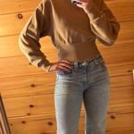 American Eagle Women’s long sleeve fitted ribbed bottom Photo 0