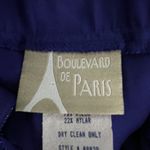 Boulevard de Paris Dress Womens‎ 6 Blue Glitter Fit & Flare Dance Formal Vintage Photo 5